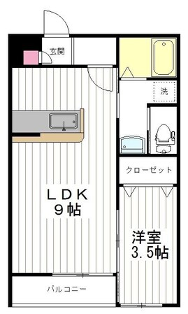 苦竹駅 徒歩4分 1階の物件間取画像